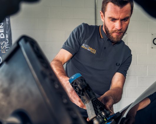 Steve Pearson - car dent repair in our Plymouth -workshop